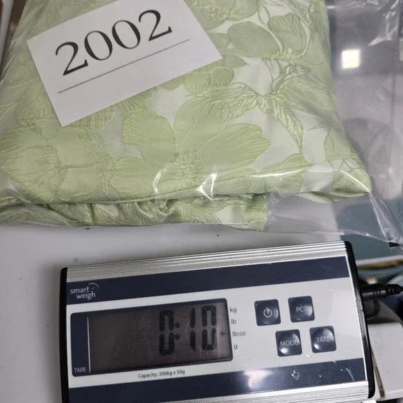 Lulus Sweetheart Puff Sleeve Floral Jacquard Mini Dress Light‎ Green Size Small - Picture 9 of 10